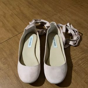 Steve Madden Suede Tie-up Flats